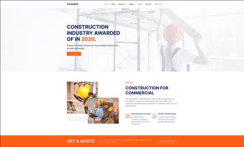 JL Xhands - Construction Business Joomla Template